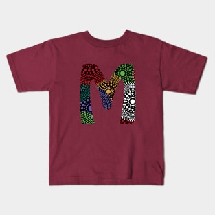 M Aboriginal Art Kids T-Shirt